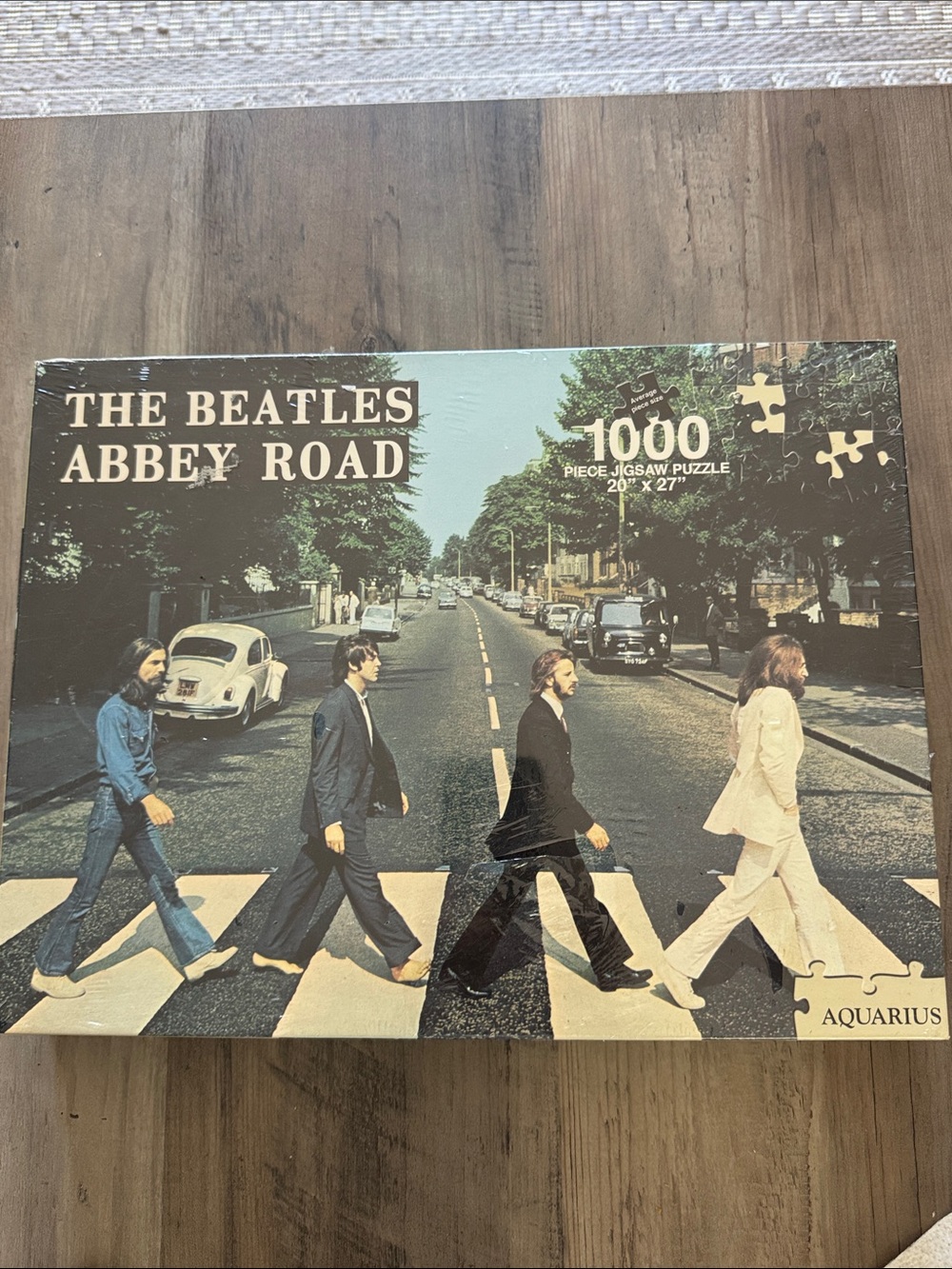 The Beatles Abbey Road 1000-Piece Jigsaw Puzzle - Olive Green Box
